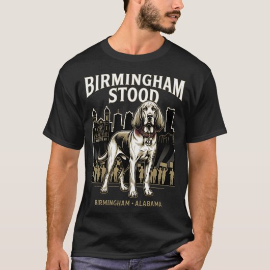バーミンガムは立ち血統犬公民権遺産 Tシャツ (正面)