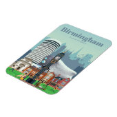 バーミンガムへの旅行アート マグネット (左側)