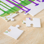 バーミンガムアラバマのスカイライン-水溜- ジグソーパズル (側面)