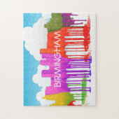 バーミンガムアラバマのスカイライン-水溜- ジグソーパズル (縦)