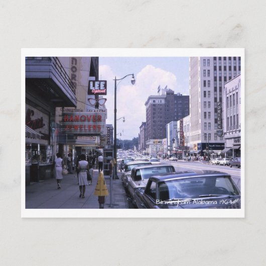 バーミンガムアラバマ1964はがき ポストカード (正面)