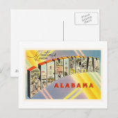 バーミンガムアラバマALオールドヴィンテージ旅行記念品 ポストカード (正面/裏面)