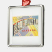 バーミンガムアラバマALオールドヴィンテージ旅行記念品 メタルオーナメント (左)