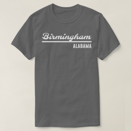 バーミンガムアラバマUSA Tシャツ (デザイン正面)