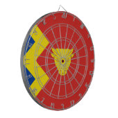 バーミンガムシティ国旗 ダーツボード (正面左)