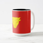 バーミンガムシティ国旗 ツートーンマグカップ (正面右)