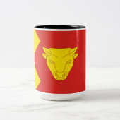 バーミンガムシティ国旗 ツートーンマグカップ (中央)