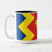 バーミンガムシティ国旗 ツートーンマグカップ (左)