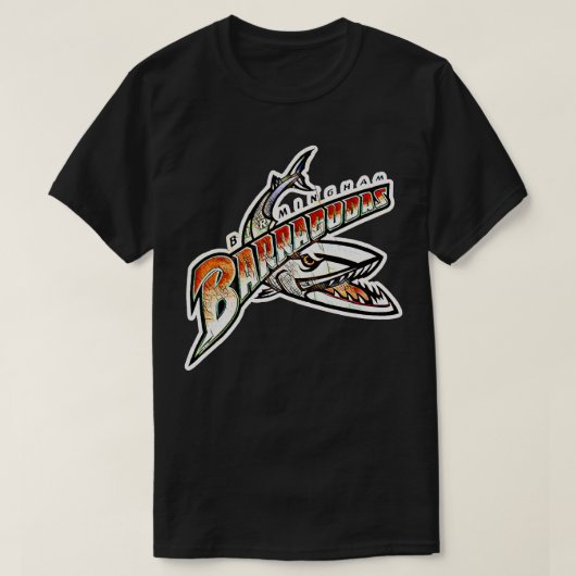バーミンガムバラクーダ Tシャツ (デザイン正面)