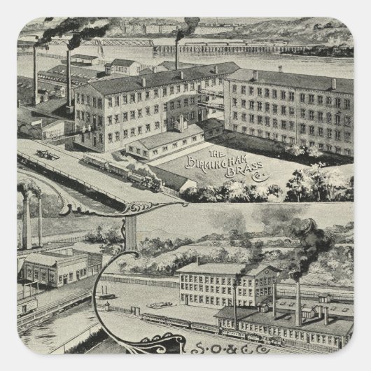 バーミンガムブラス スクエアシール (正面)