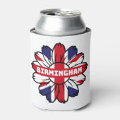 バーミンガムユニオンジャックサンフラワーイギリスプライド 缶クーラー (缶正面)
