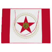 バーミンガム国旗、アラバマ大抱き枕 ラージペーパーバッグ (正面)