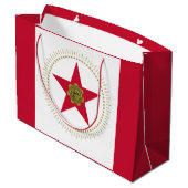 バーミンガム国旗、アラバマ大抱き枕 ラージペーパーバッグ (裏面アングル)