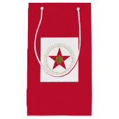 バーミンガム州旗，アラバマスモール抱き枕 スモールペーパーバッグ (正面)