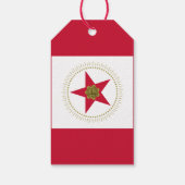 バーミンガム州旗，アラバマ州ギフトラベル ギフトタグ (裏面)