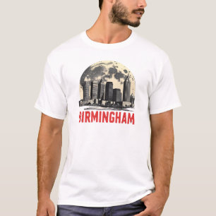 バーミンガム市アラバマ州スカイラインTシャツ Tシャツ