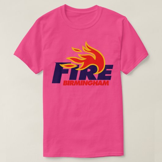 バーミンガム火災 Tシャツ (デザイン正面)