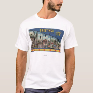 バーミンガム、アラバマ-大きい手紙場面 Tシャツ