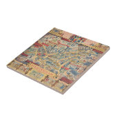 バーミンガム、イギリスののハート地図 タイル (側面)