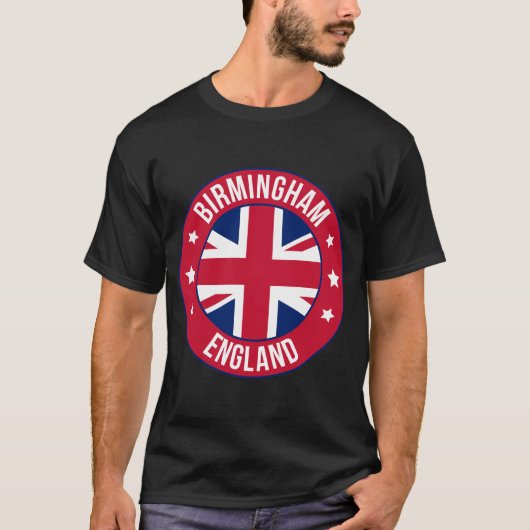 バーミンガム イングランド市Tシャツ | 旅行と故郷 Tシャツ (正面)