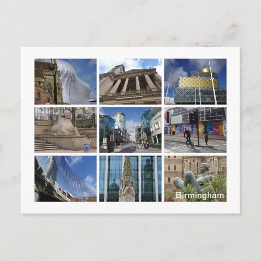 バーミンガム ポストカード (正面)