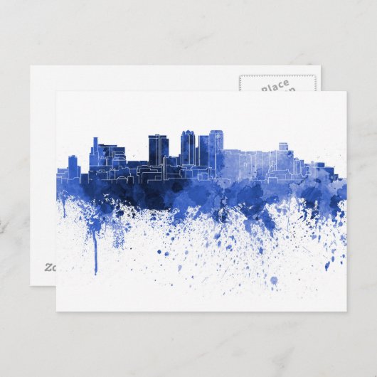 バーミンガム(AL)のスカイライン ポストカード (正面/裏面)