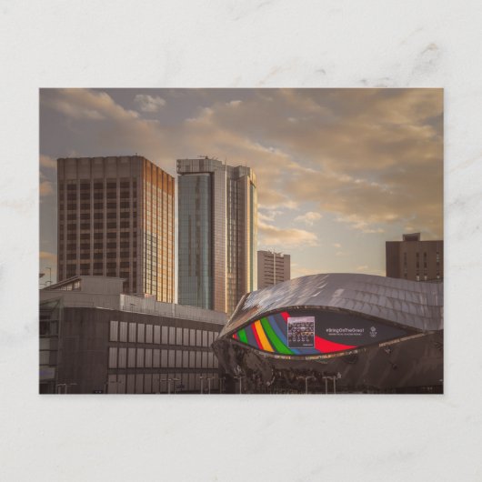 バーミンガムinサンセットライト ポストカード (正面)