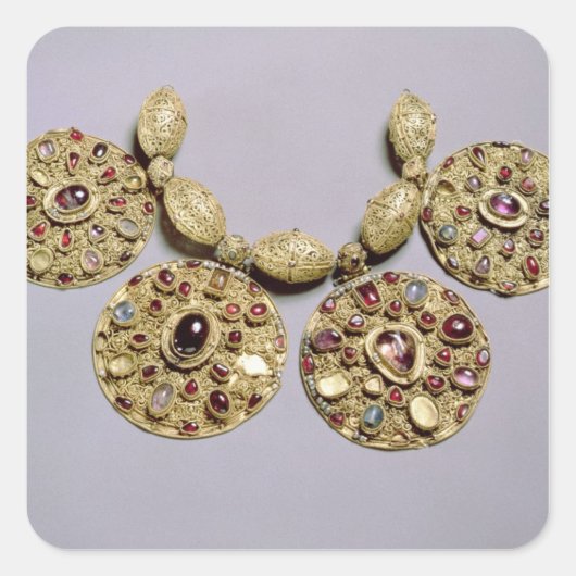 『バーミー・カラー』のメダリオン スクエアシール (正面)