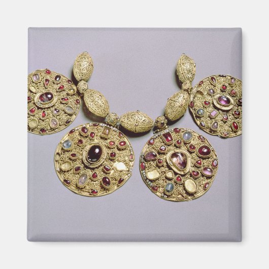 『バーミー・カラー』のメダリオン マグネット (正面)