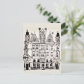 バーミ図解入りの、写真付きのンガム建物 ポストカード (スタンド正面)