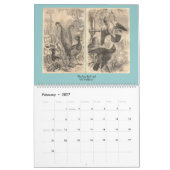 バームの鳥 カレンダー (2月 2027)