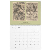 バームの鳥 カレンダー (1月 2027)