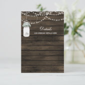 バームウッド・メイソン・ジャー結婚・ラスス エンクロージャーカード (スタンド正面)