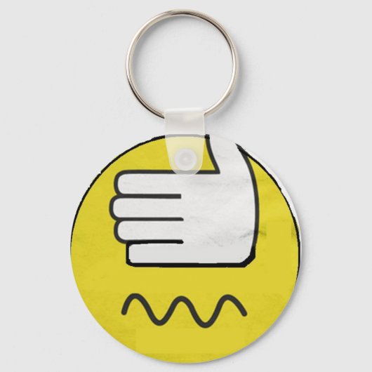 バームカント監視顔 キーホルダー (正面)