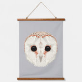 バームフクロウの木トッピングのタペストリー 吊り下げ型タペストリー (正面)