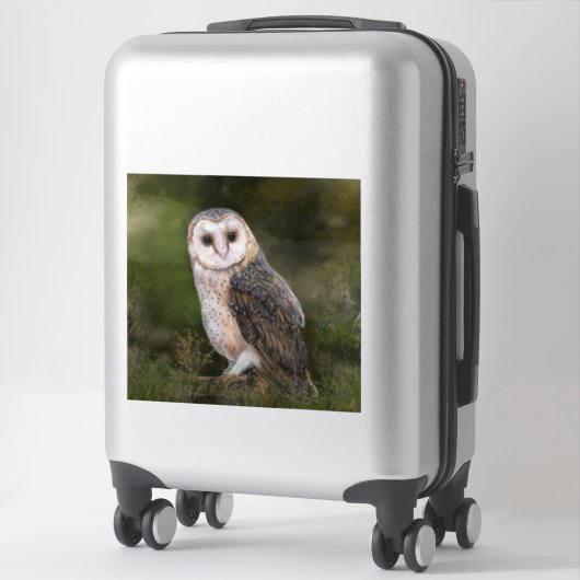 バームフクロウステッカー シール (スーツケース)
