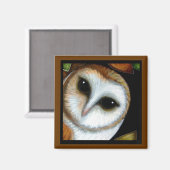バームフクロウ秋マグネット マグネット (正面/裏面)
