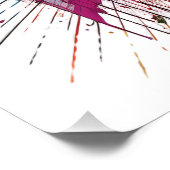 バーム漫画効果音はっきりした響 – アよくはしゃぐート ポスター (コーナー)