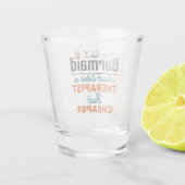 バーメイドはセラピストが安い ショットグラス (裏面)