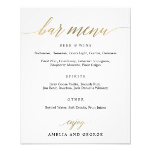 バーメニューのサイズの選択 フォトプリント