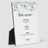 バーメニューサイン – ユーカリ フォトプラーク (側面)