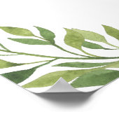 バーメニュー記号 |緑の植物結婚のバー ポスター (角)