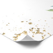 バーメニュー記号 |緑の植物結婚のバー ポスター (角)