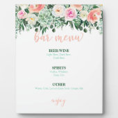 バーメニュー記号 – Succulent 結婚's フォトプラーク (正面)