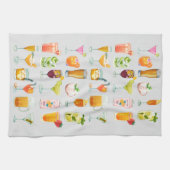 バーメニュー – ハッピーアワーバーテンダー キッチンタオル (横)