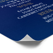 バーメニュー – Patriotic American 結婚's ポスター (角)