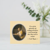 バーメールの手紙ライター ポストカード (スタンド正面)