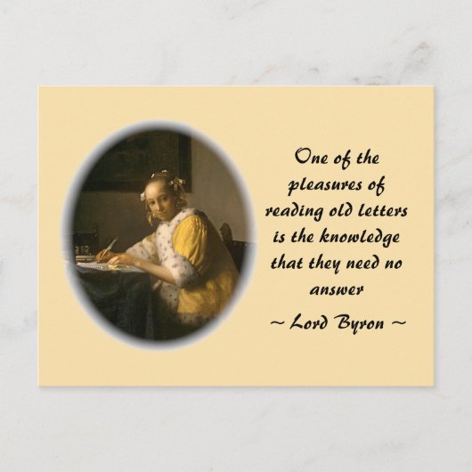 バーメールの手紙ライター ポストカード (正面)