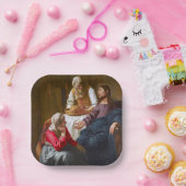 バーメール – マルタとマリアの家のキリスト ペーパープレート (パーティー)