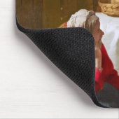 バーメール – マルタとマリアの家のキリスト マウスパッド (コーナー)